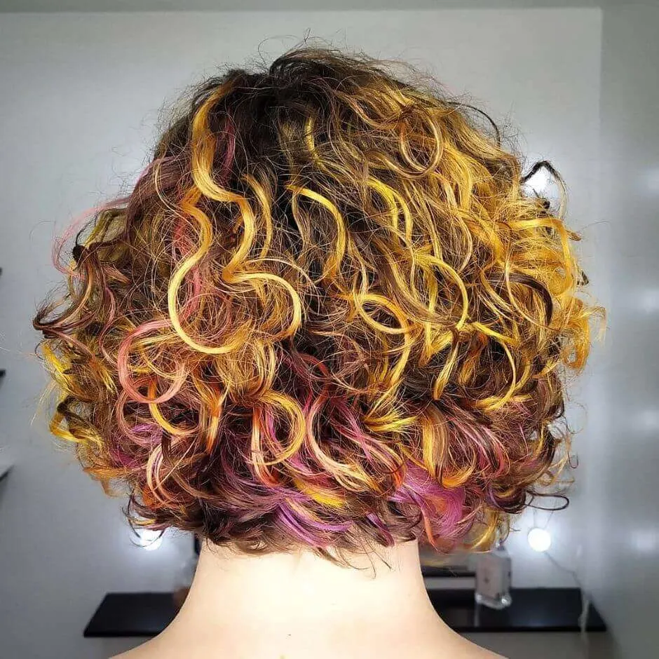 Wavy And Messy With Vibrant Colors