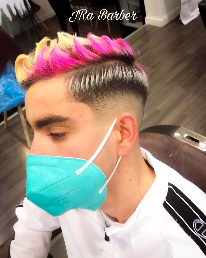 Colorful Spikes With Mid Fade