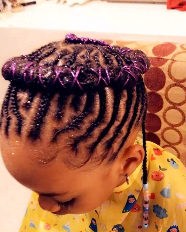 Cornrows With Halo