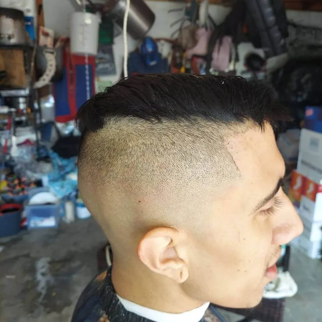 Volume On Top With Undercut Fade