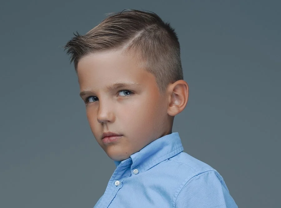 kids army haircut with hard part