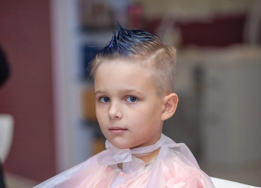 side part haircut for boys