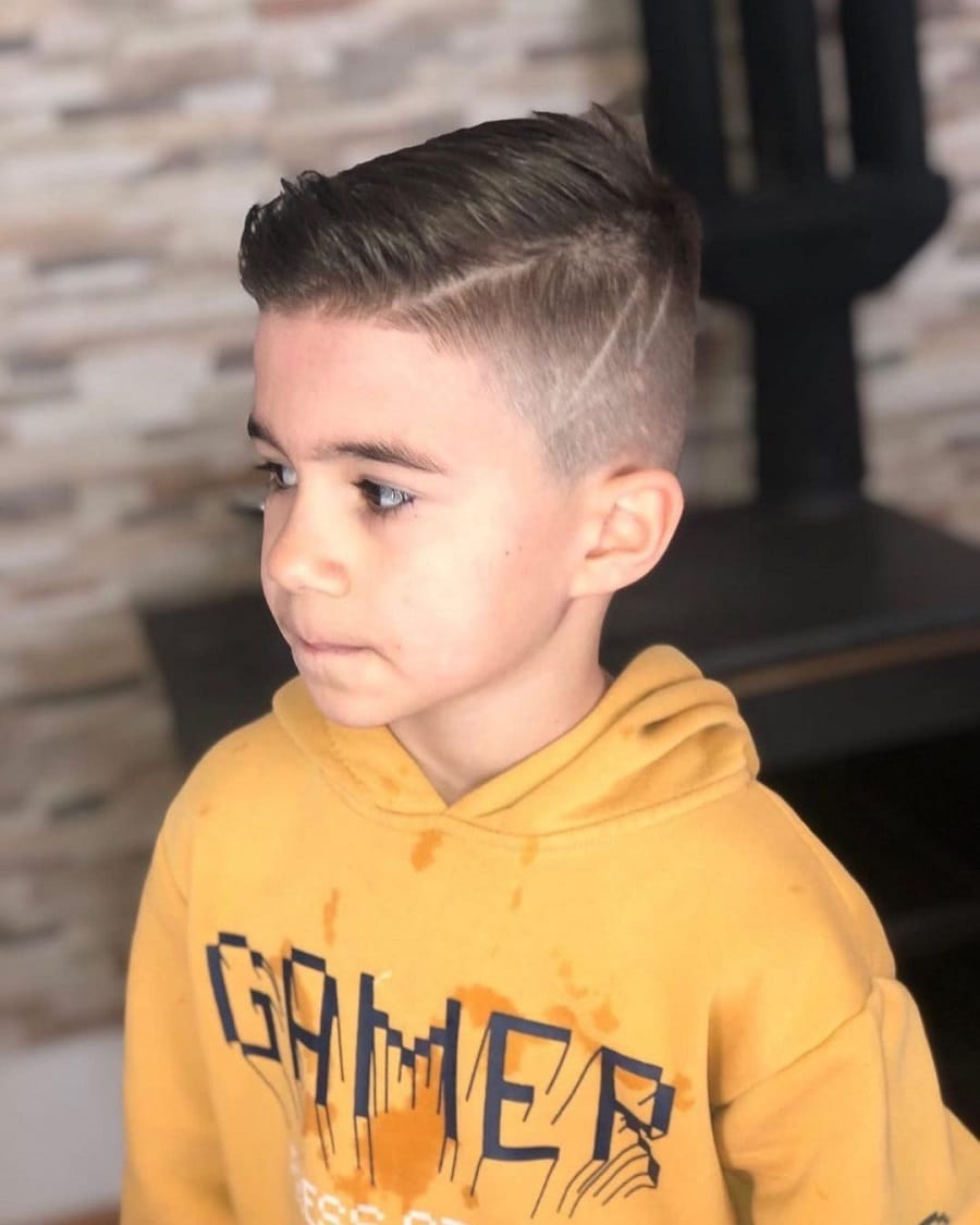 hair design for little boys with fade