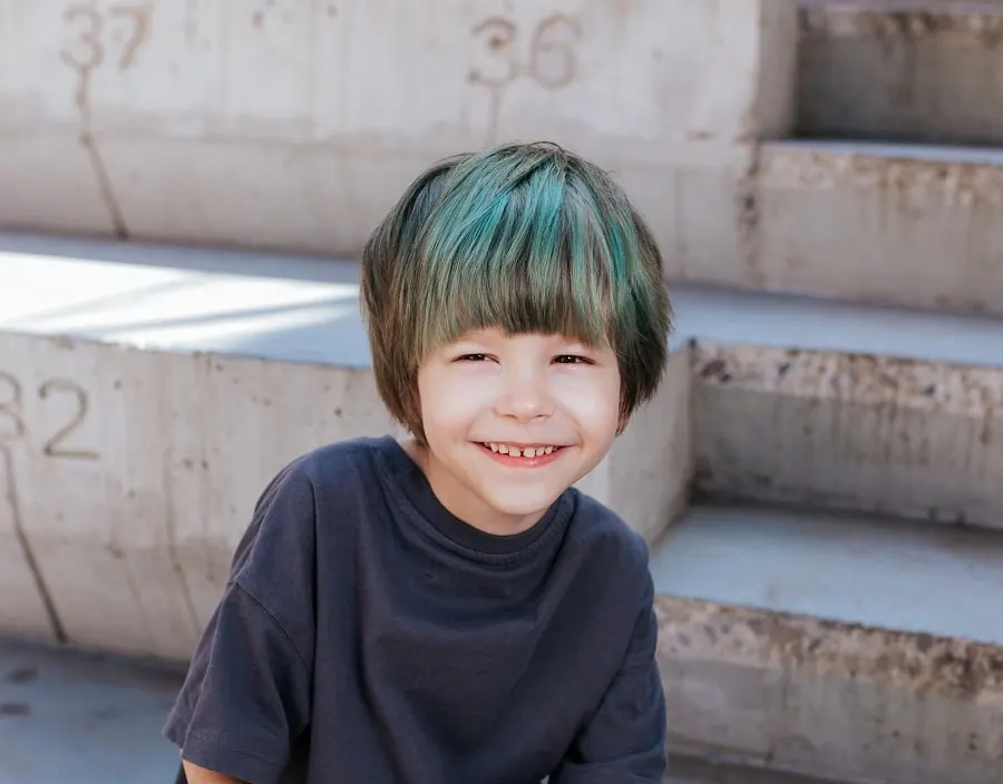 medium hair highlights for boys 