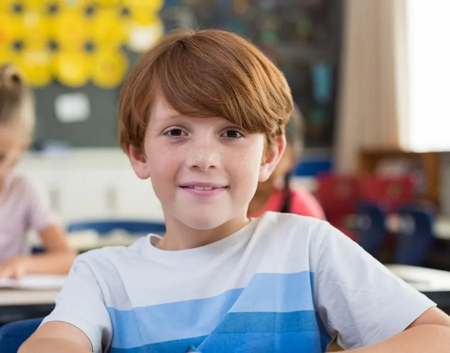 school boy haircut