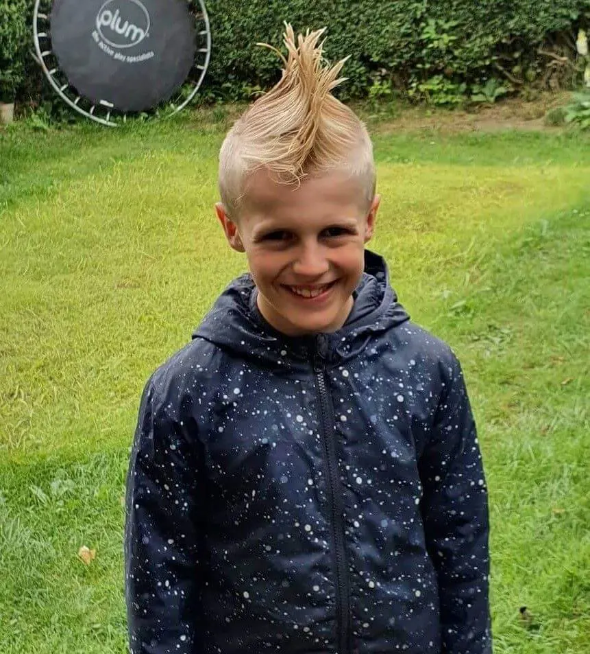 Spiky Mohawk With Long Hair