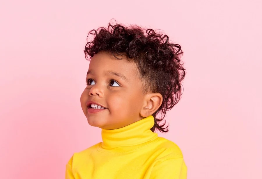 curly mohawk for kids