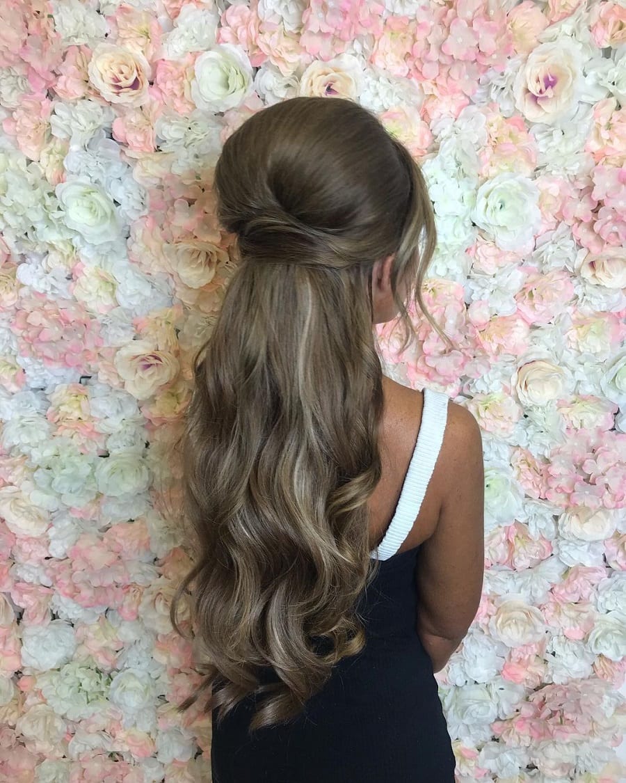 beehive hairstyle for long hair