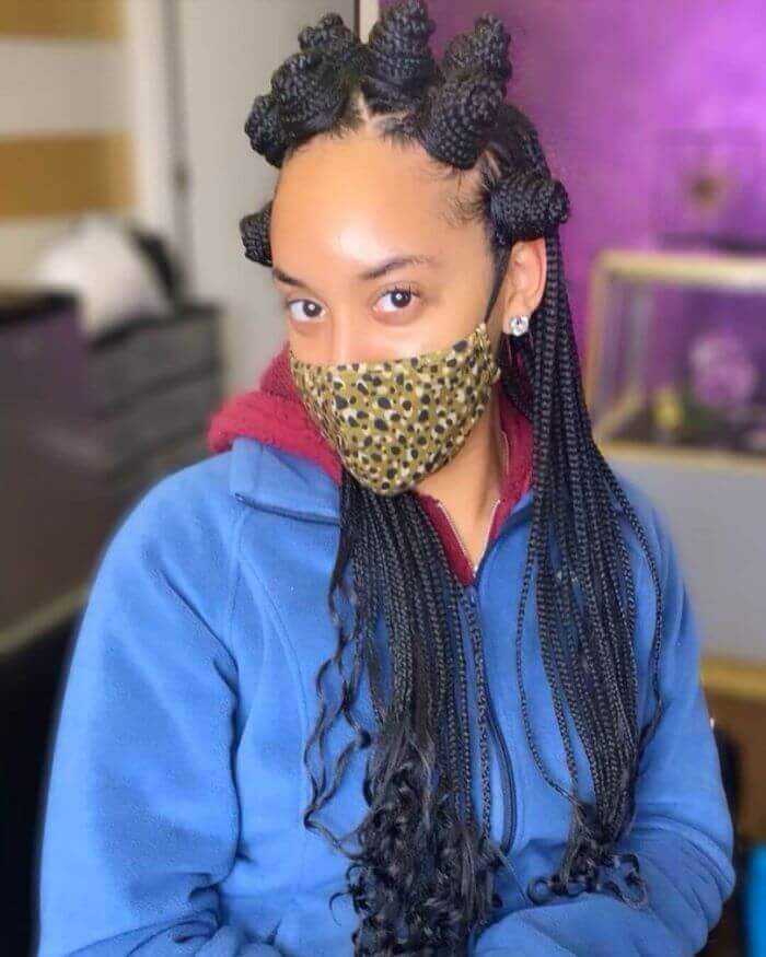 23 Cutest Box Braid Hairstyles For 11 Year Old Girl Kids